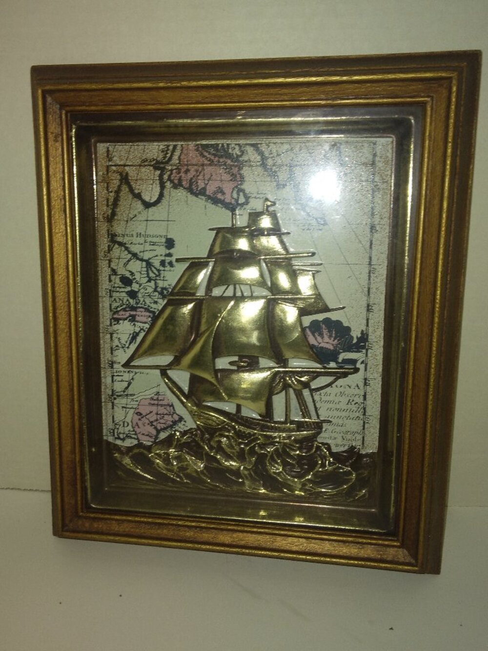 Mid Century Clipper Ship framed print by Intercraft Industries